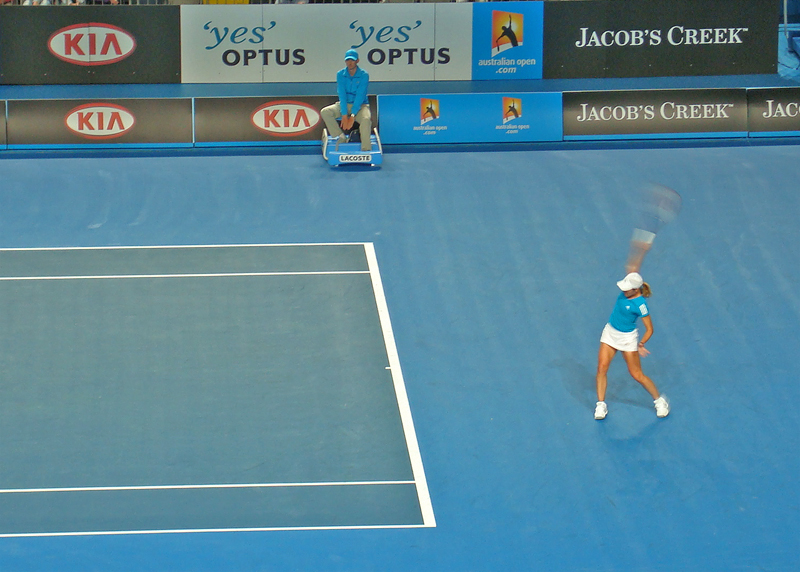 Henin's backhand