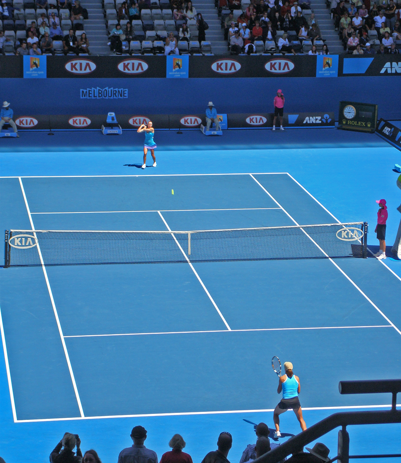 Jelena Jankovic and Monica Niculescu