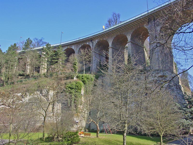 Passarelle Bridge in Luxembourg City