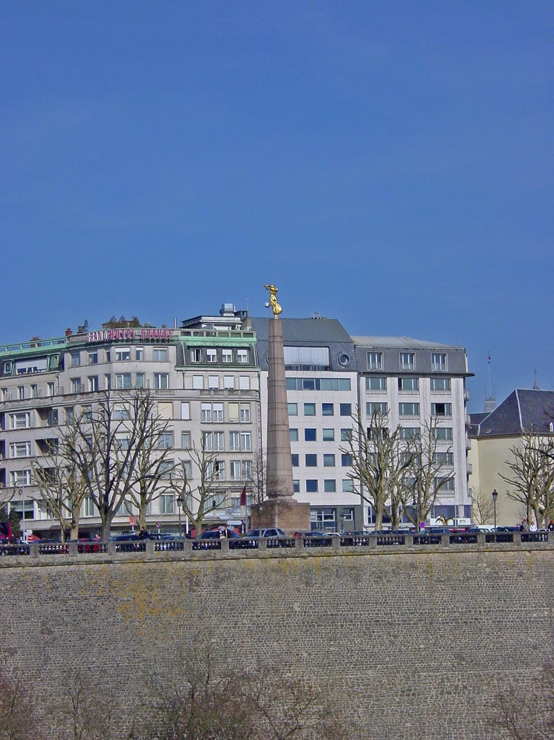 The Monument of Remembrance in Luxembourg City