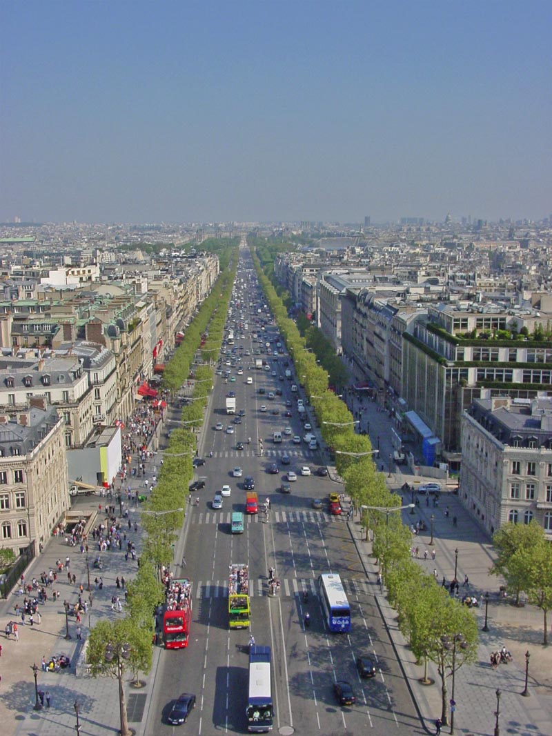 The Champs-Ã‰lysÃ©es in Paris