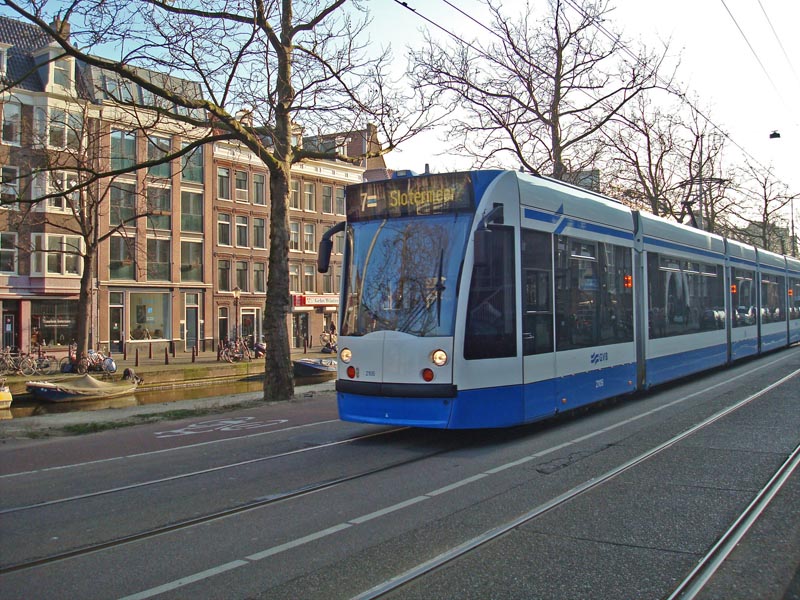 Tram 7 on the Elandsgracht