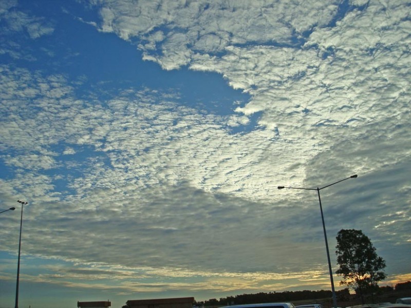 Sunset over the Darwin Airport